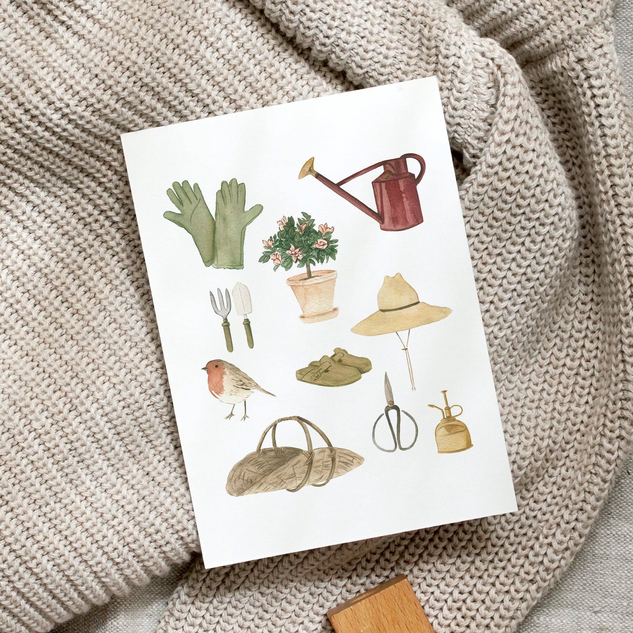 Postkarte · Gartentag - GUNDT HOME