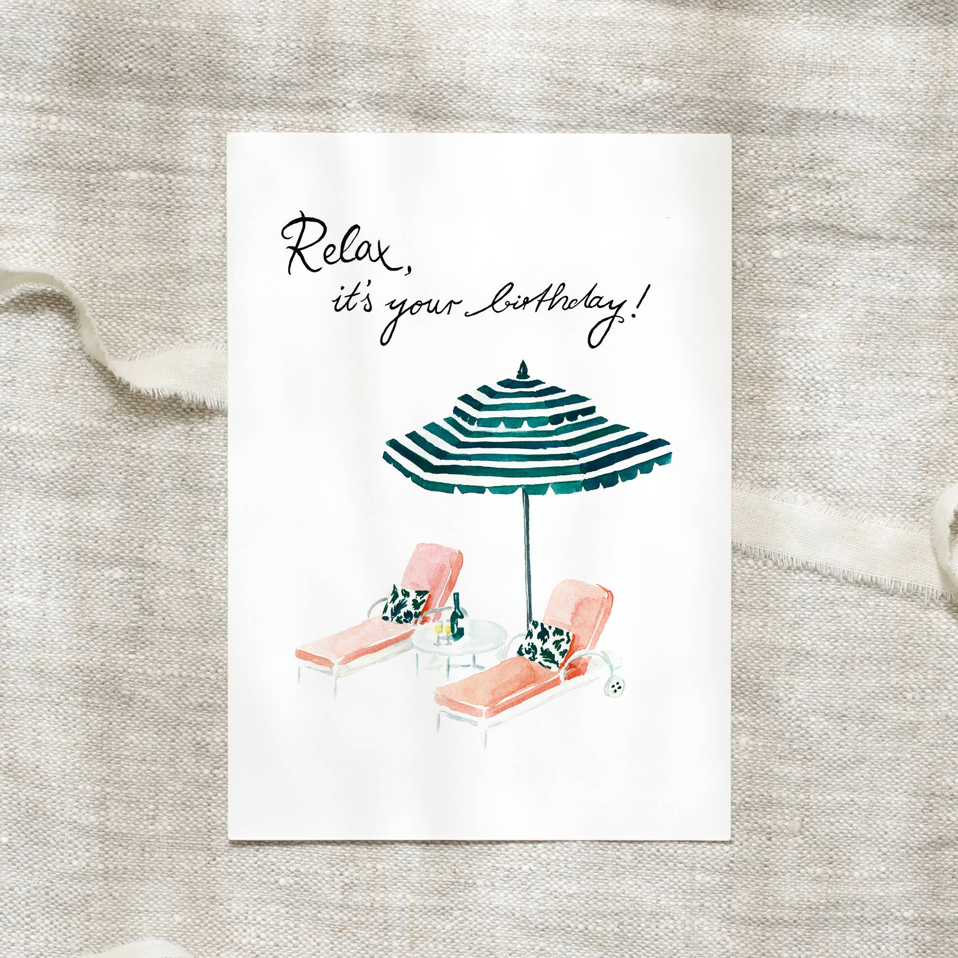 Postkarte - Relax, it's your birthday - GUNDT HOME