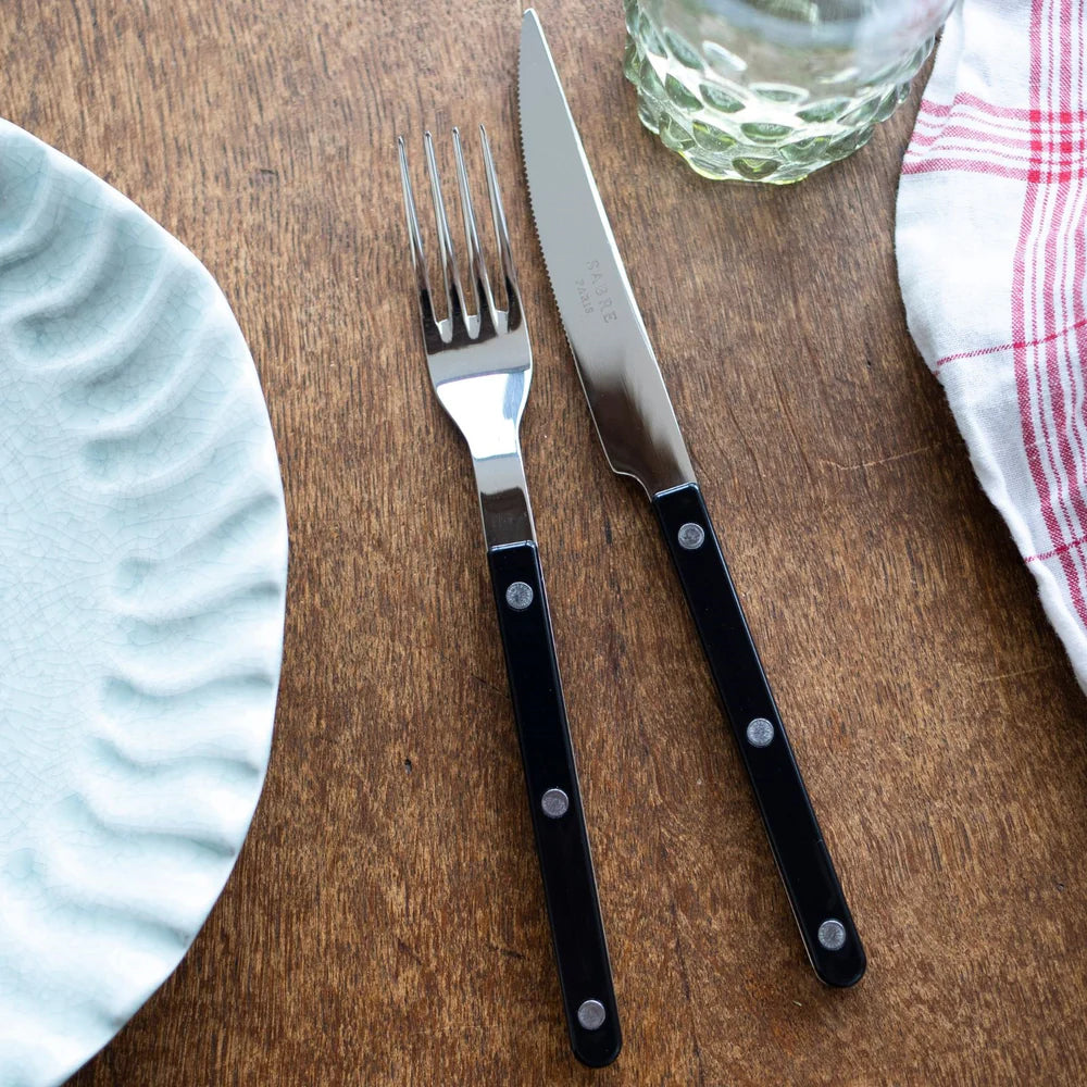 Gabel Bistrot aus Edelstahl Schwarz - GUNDT HOME