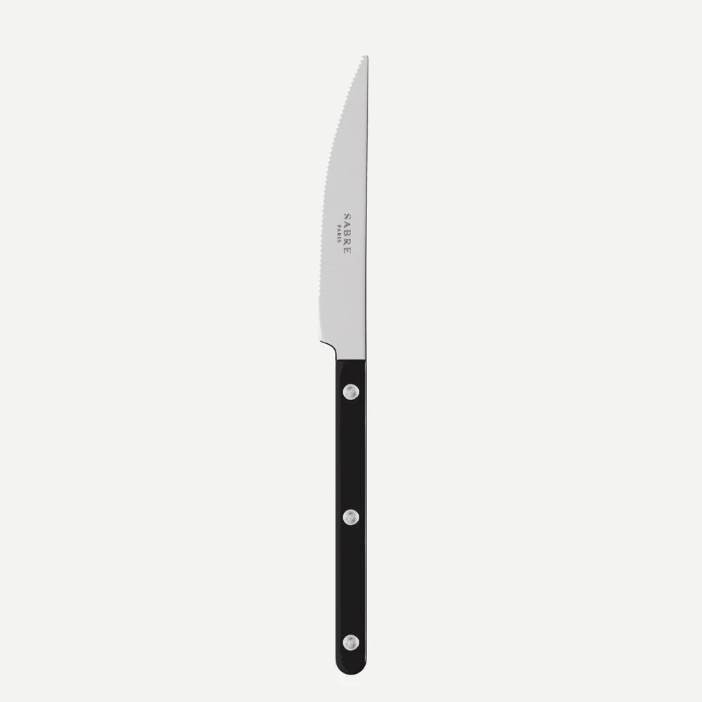 Tafelmesser Bistrot aus Edelstahl Schwarz - GUNDT HOME
