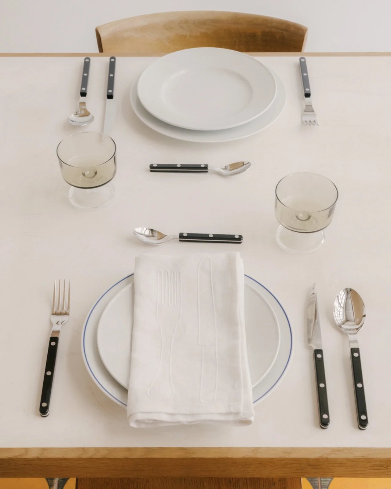 Teelöffel Bistrot aus Edelstahl schwarz - GUNDT HOME