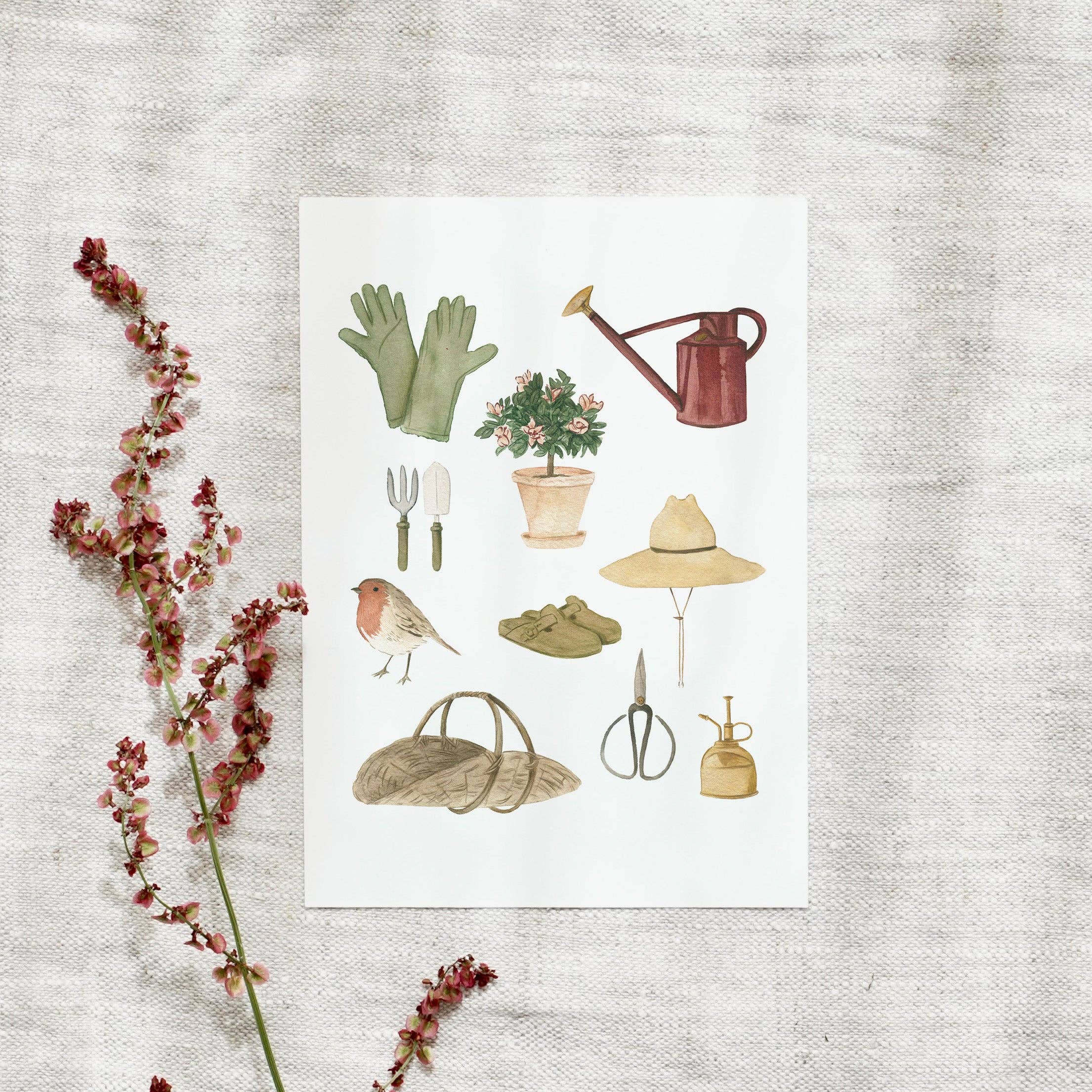 Postkarte · Gartentag - GUNDT HOME