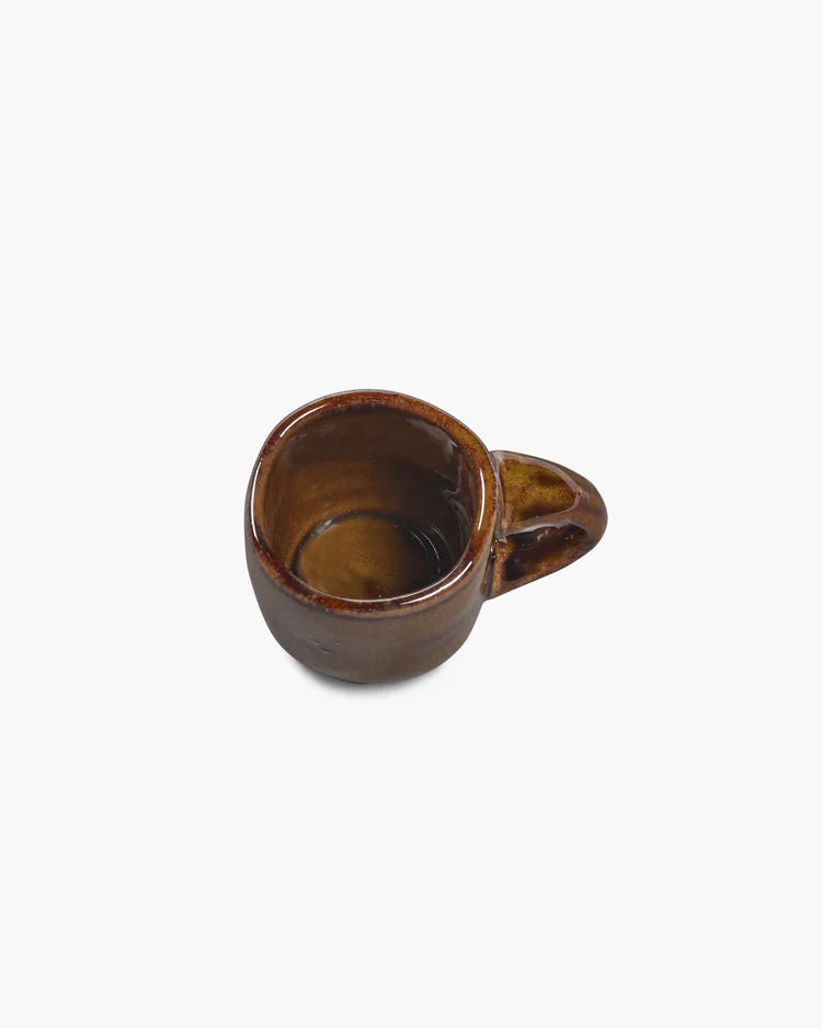SERAX Uncharted Out of Lines Espressotasse mit Henkel Ocher - GUNDT HOME