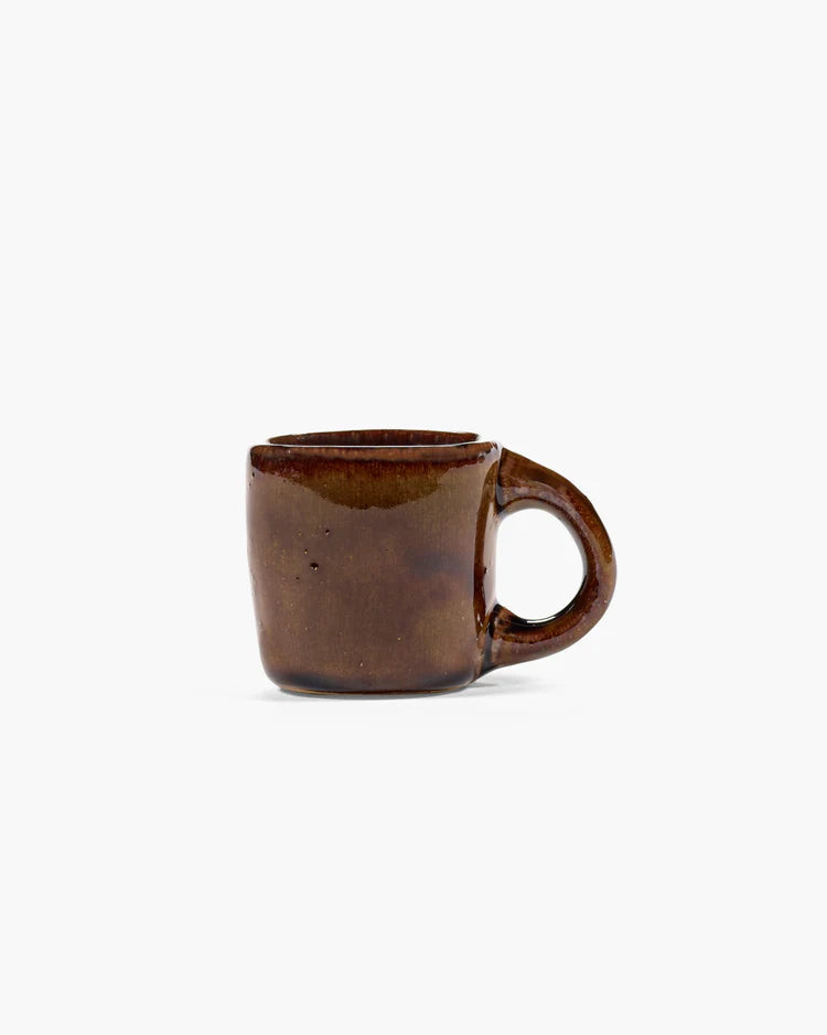 SERAX Uncharted Out of Lines Espressotasse mit Henkel Ocher - GUNDT HOME