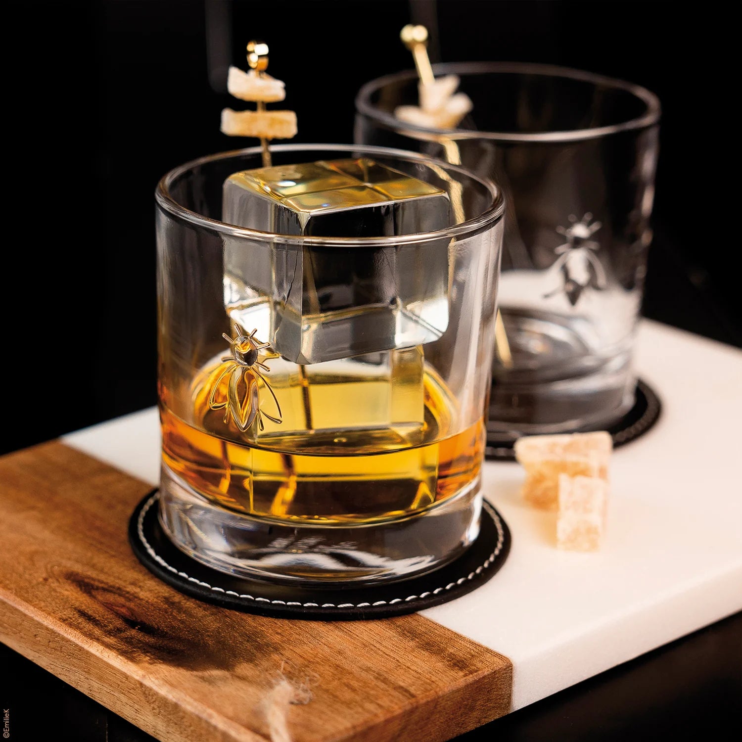 Whisky Gläser Abeille 4er - GUNDT HOME
