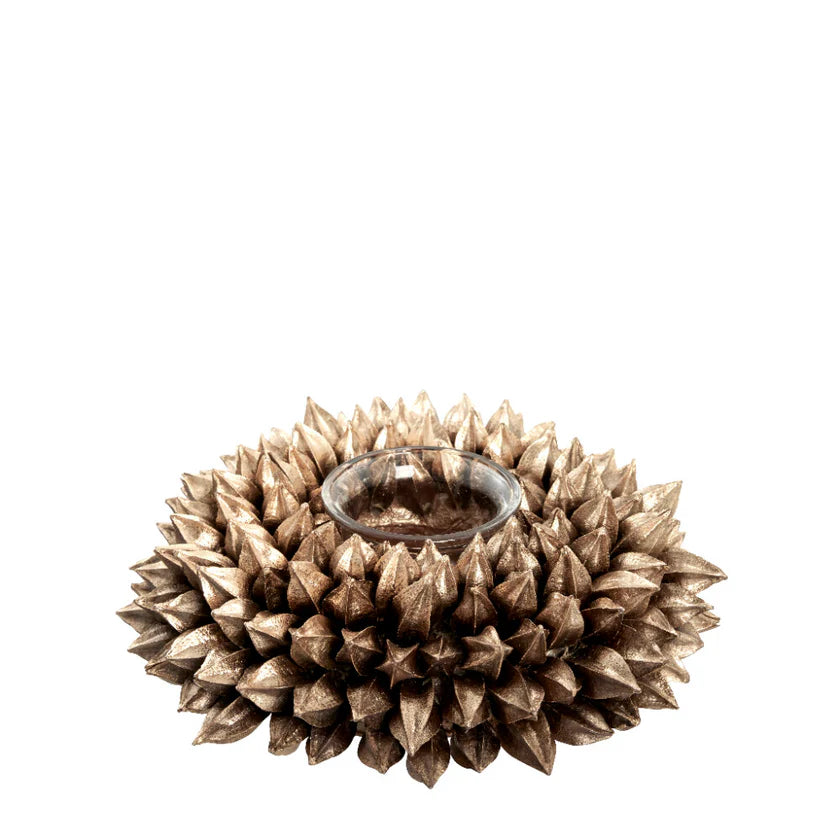 Nativia Teelicht H5,5 cm. hell gold - GUNDT HOME