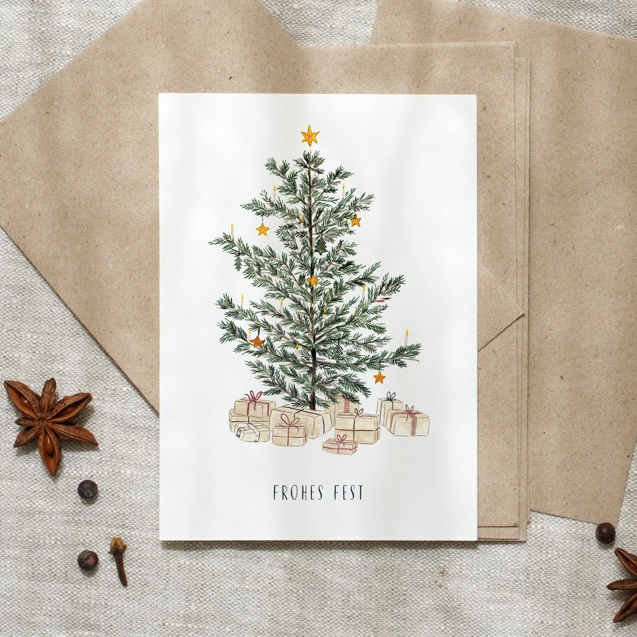Postkarte - Bescherung - GUNDT HOME