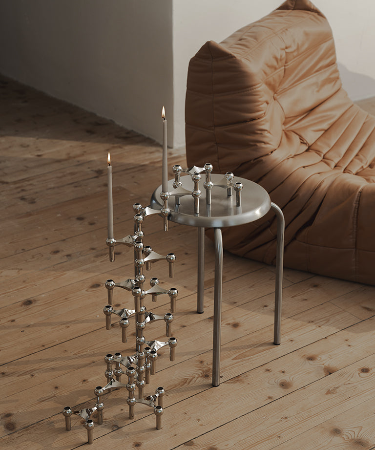 Kerzenhalter Chrom - GUNDT HOME