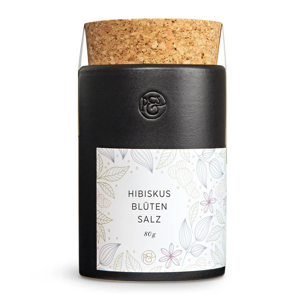 Hibiskusblütensalz Keramikdose - GUNDT HOME