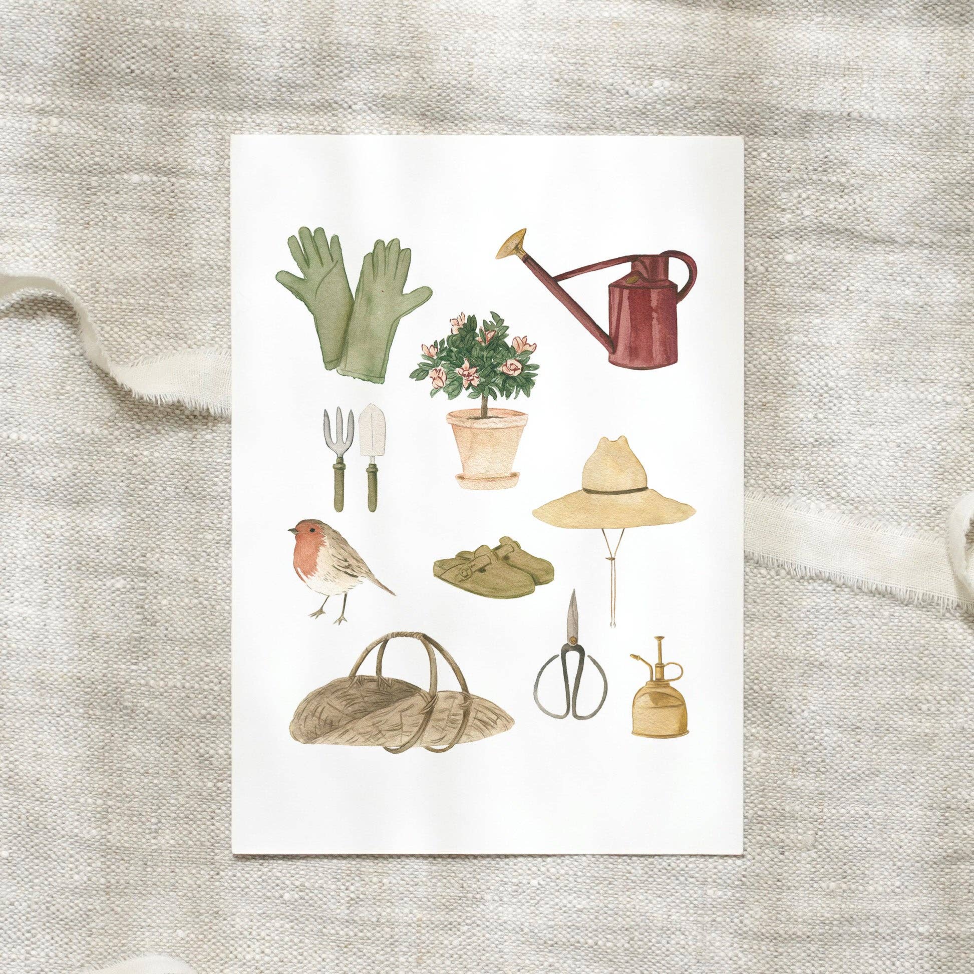 Postkarte · Gartentag - GUNDT HOME
