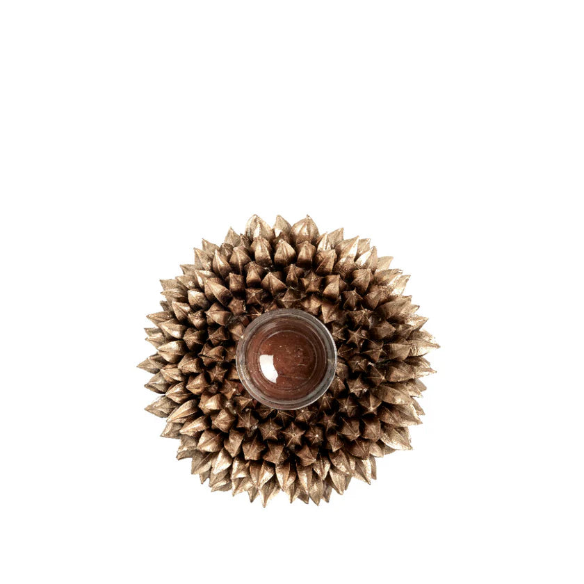 Nativia Teelicht H5,5 cm. hell gold - GUNDT HOME