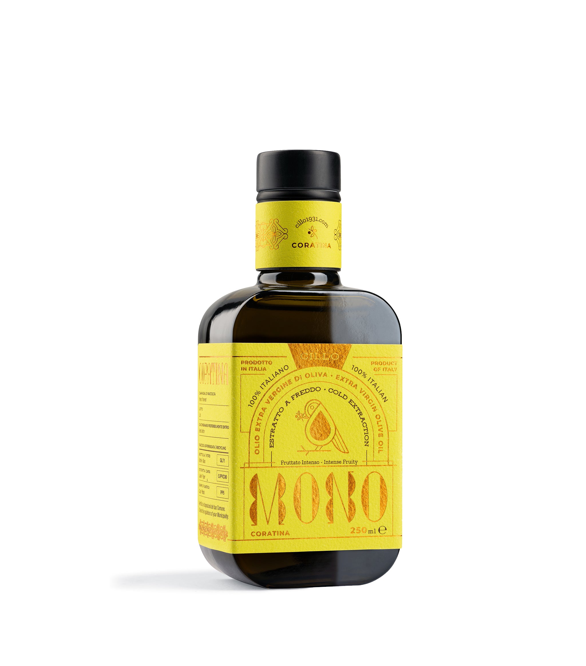 Mono, Coratina – Natives Olivenöl Extra 250ml - GUNDT HOME
